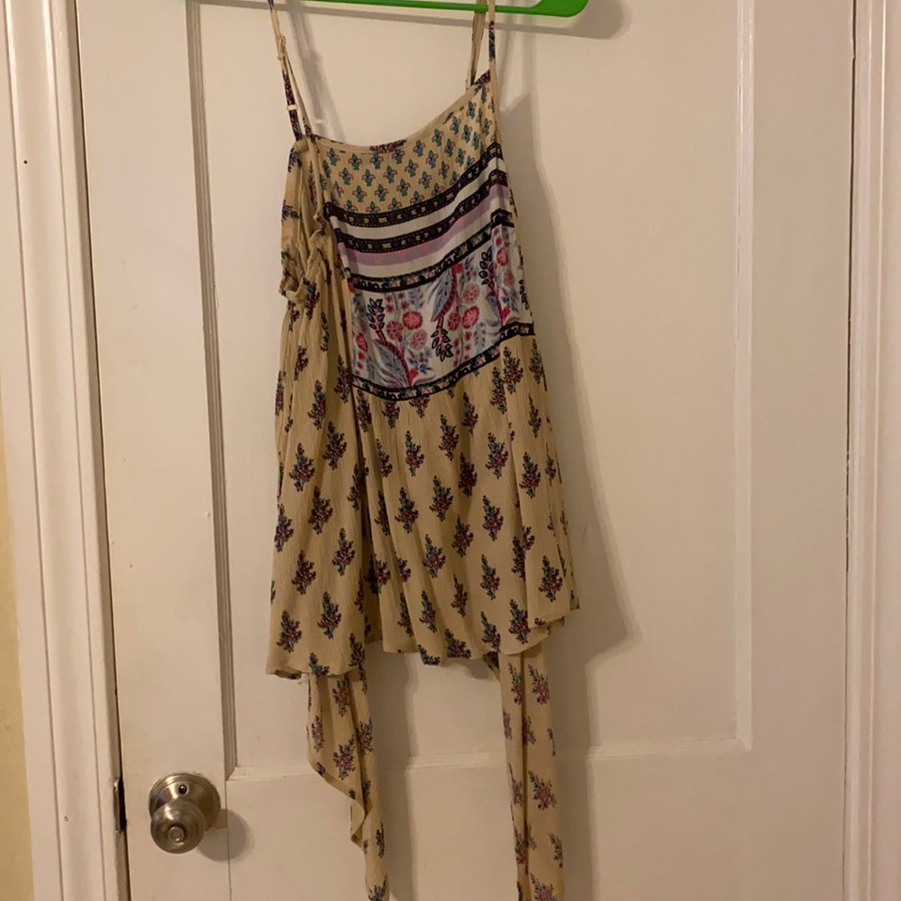 Patrons of peace buckle tank top